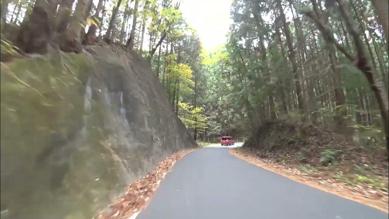 藤坂峠 栃木県道218号名栗小俣線 足利市松田町〜名草上町 往復 バイク車載動画 2023/11/26 YouTube