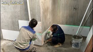 Construction Techniques For Installing Ceramic Tiles In The Bathroom Using Simple Tools