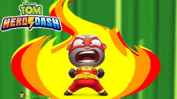 Talking Tom Hero Dash - Gameplay Walkthrough Part 11 - Super Tom (iOS, Android)