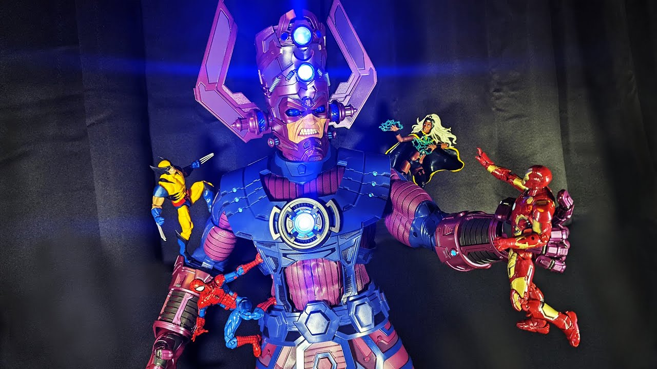 Has Lab Action Figure Marvel Legends Haslab Galactus Action Figure Review - YouTube