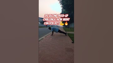 How Many Push-Ups Can You Do in 25 Seconds? Challenge Yourself Now! 💪🔥