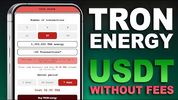 TRON Energy | How Work, Rent or Buy TRX Energy | USDT Commission TRC20