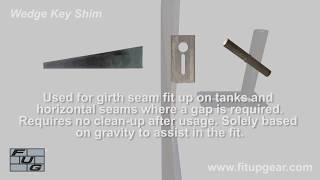 Fit Up Gear Wedge Key Shim