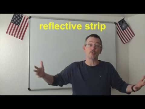 Learn English: Daily Easy English Expression 0642: reflective strip VS reflector PLUS MORE!!