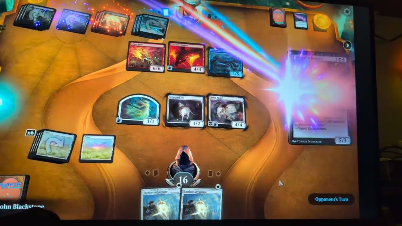 Nicol Bolas fyt in Magic: Arena (Steam).