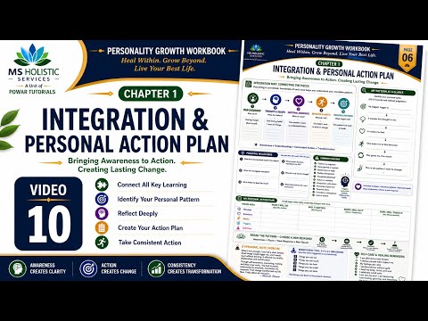 Integration and Personal Action Plan