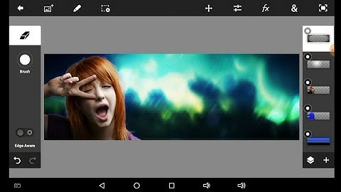 Making a Hayley Williams Twitter banner in Photoshop touch