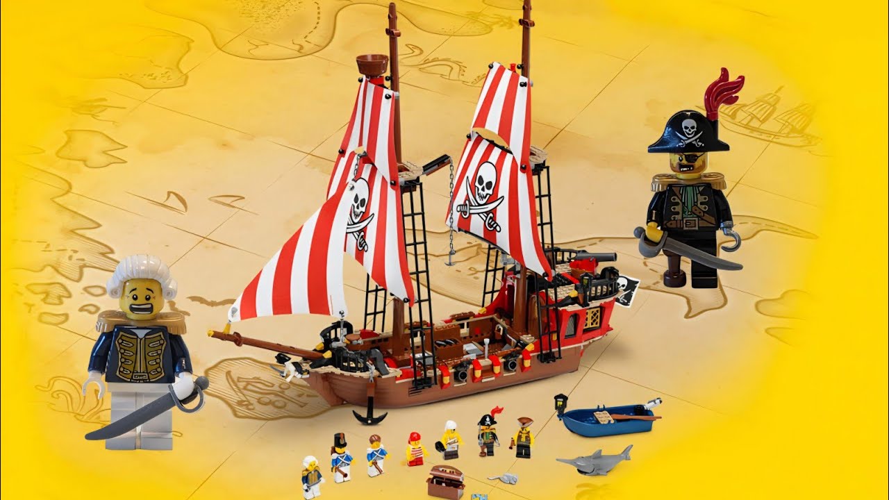 Review!LEGO Pirates 70413 The Brick Bounty - YouTube
