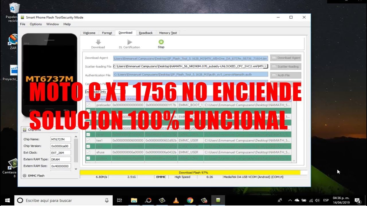 Moto C xt1756 no enciende - Solucion 100% funcional - YouTube