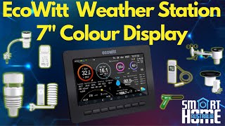 🌦️ EcoWitt HP2550C 7 Colour Display - The Ultimate Weather Geek Setup! 🌦️
