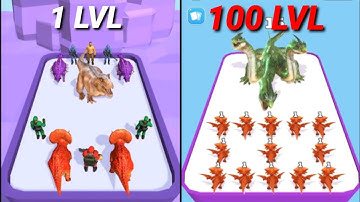 merge master game-merge master monster fusion-elden warrior-blue monster-dinosaur mod-(Max Level)