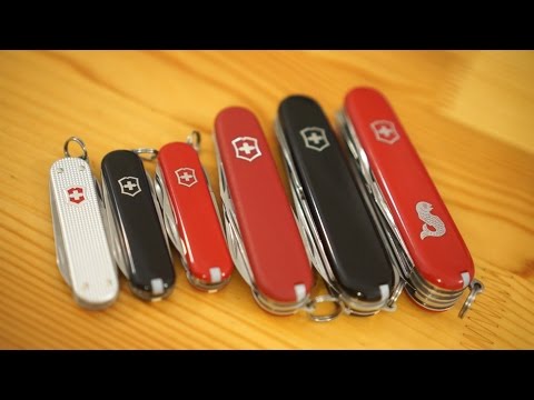 Разновидности ножей Victorinox