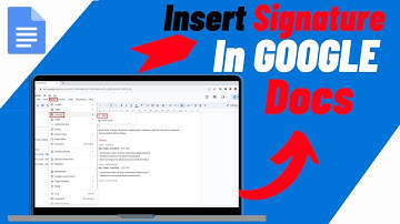 How to Insert Signature in Google Docs | Digitally Sign in Document