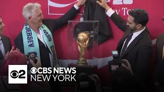 FIFA World Cup trophy draws big audience at Museum of Natural History