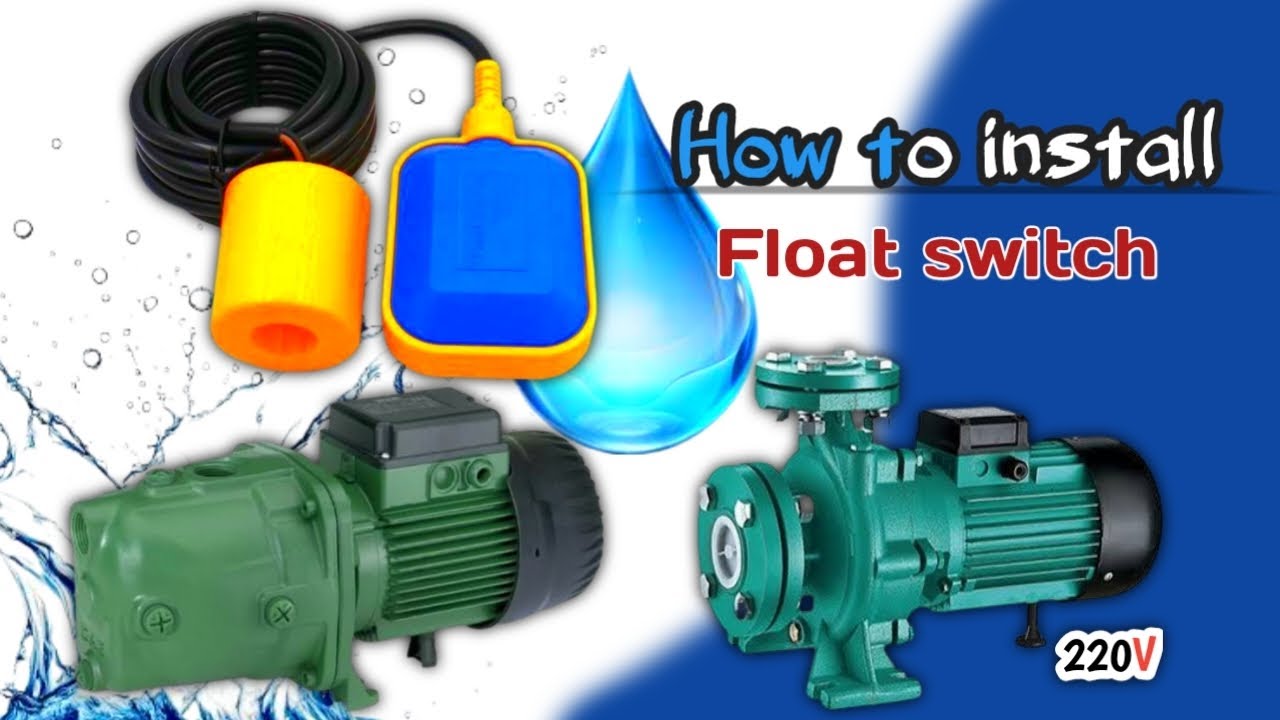 How to install float 🛟 switch on a surface pump - YouTube