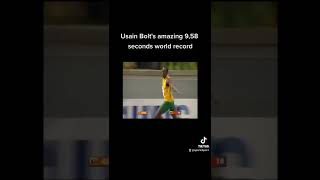 Usain Bolt's amazing 9,58 seconds world record#shorts #usainbolt #worldrecord #sprint #100m #running