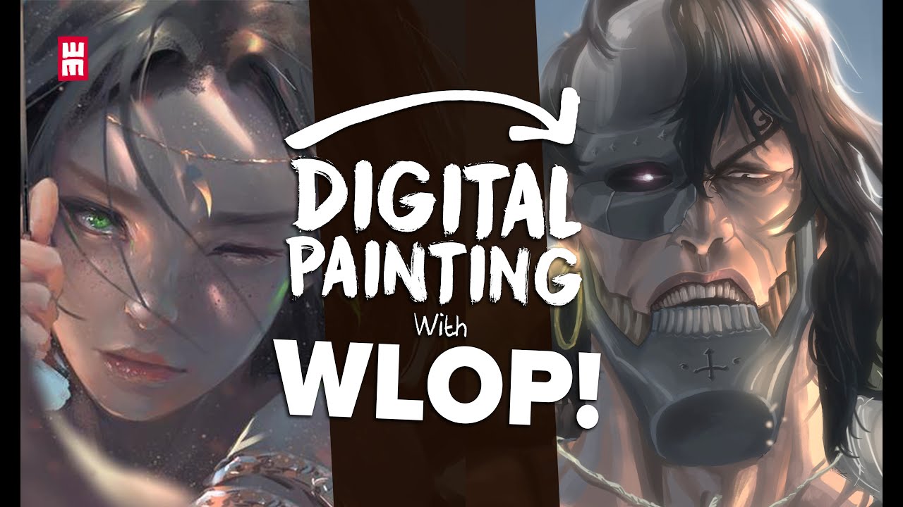 I Tried Following A Wlop Tutorial Anime Digital Speed Painting Youtube