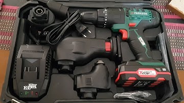 Parkside 4 in 1 Cordless Combination Tool PKGA 20-LI A1 Testing