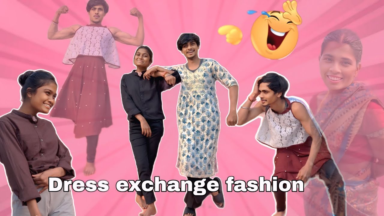 Dress exchange with sister 🤣