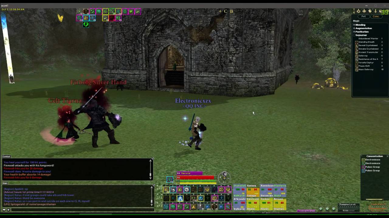 Dark Age of Camelot 10 02 2016 Pac Healer pov