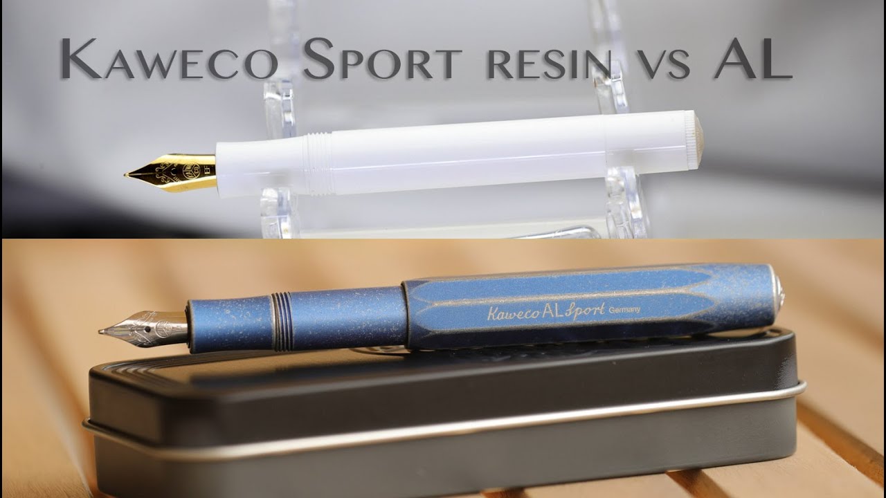 kaweco Sport resin vs AL cosa cambia ?