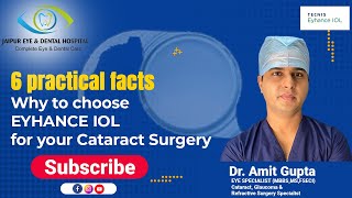 Tecnis Eyhance Iol Best Lens For Cataract Surgery Dr Amit Gupta