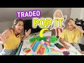 TRADEO DE POP IT! INTERCAMBIO DE FIDGET CON DANIELA GO PIERDE SE ENFADA MUCHO