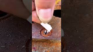 Reverse drill bit removes rusty bolts #tools #shorts #viral