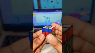 RUBIK CUBE SOLVE A ONE MOVE  #rubikscube #sidcuber #cube #indianrecord #cubing #puzzle #rubik #trick