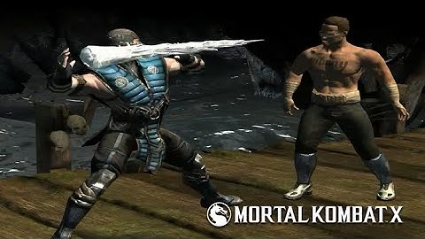 Mortal Kombat X - Grandmaster Sub-Zero Level 1 2 3 Super Moves | Ice Ball | Klone Toss | Deep Freeze