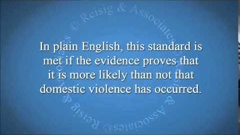 Who Has The Burden Of Proof In A Final Restraining Order Hearing In New Jersey?