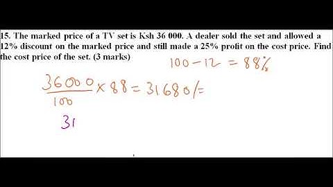 2015 KCSE MATHEMATICS PAPER 1 QUESTION 15