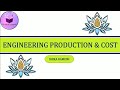 Engineering Production & Cost Explained