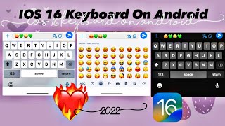 IOS Keyboard | IOS 16 Keyboard on android | iphone keyboard screenshot 3
