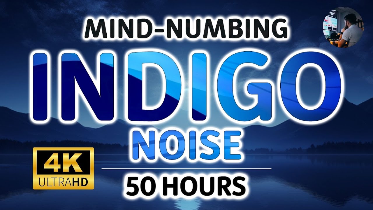 Mind-numbing Indigo Sleep Noise For Physical Healing & Pain Relief | 50 Hours | BLACK SCREEN