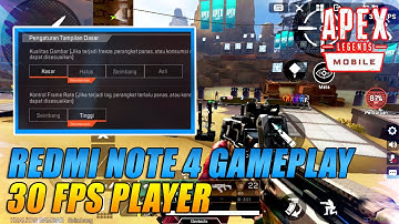 Redmi Note 4 Apex Legend Mobile Gameplay