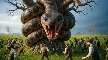 🐍 Brave Heroes Save Mother Mountain Lion From Giant Python’s Deadly Attack | Animal Rescue Story