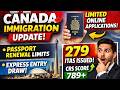 Canada Alert 🇨🇦 Passport Renewal Cap & Express Entry Surprise Draw! #news #abroadinformation #facts