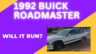 Will it run!? 1992 Buick Roadmaster