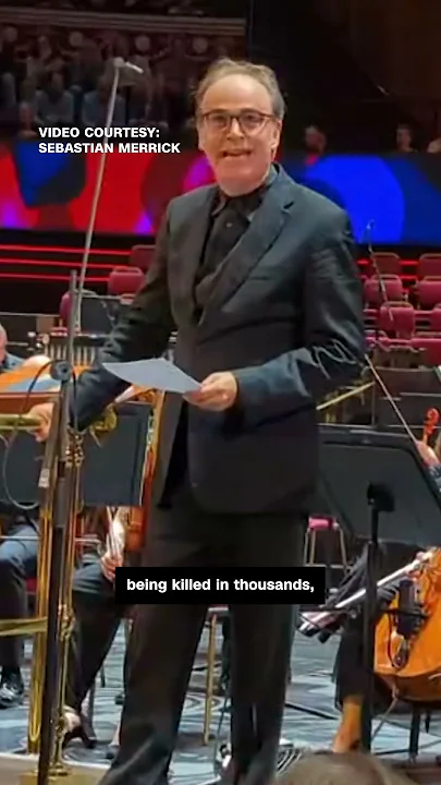 Israeli conductor speaks out on Gaza