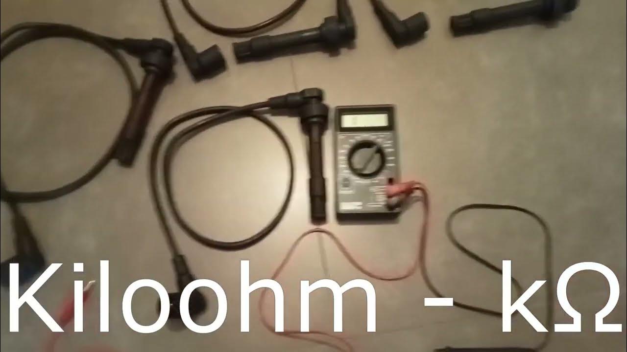 How to check spark plug wires with multimeter? - YouTube