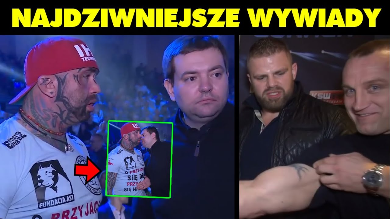 6 NAJDZIWNIEJSZYCH MOMENTÓW PODCZAS WYWIADÓW | MMAPUNCH
