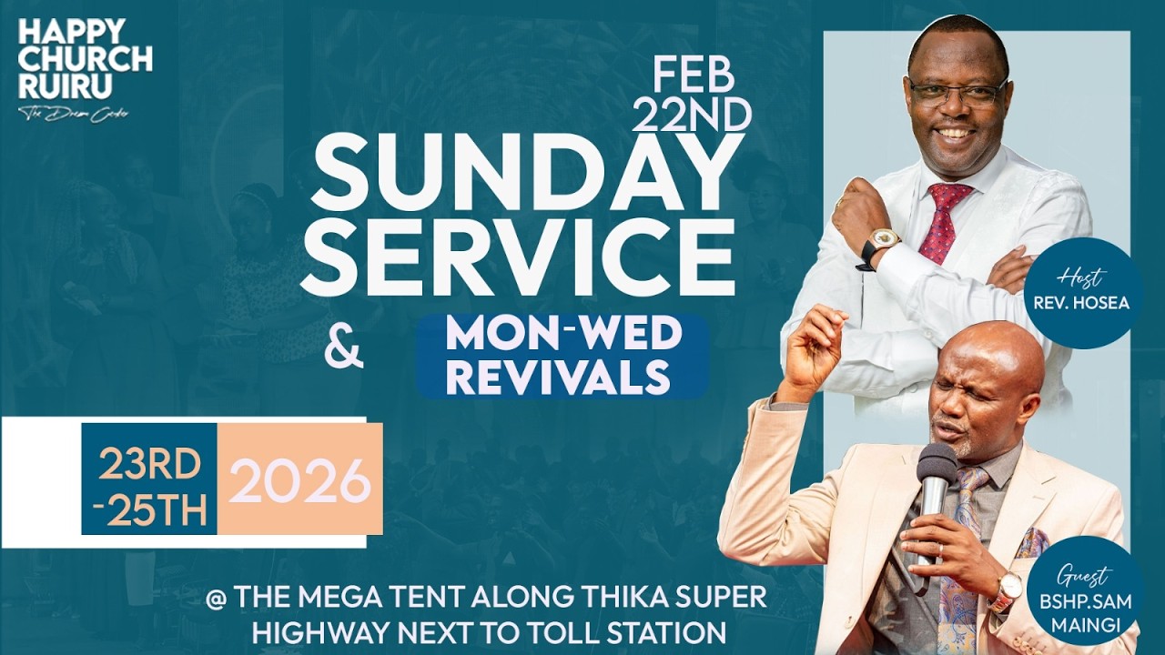 WELCOME TO OUR SUNDAY SERVICE | 22nd FEB 2026 - YouTube