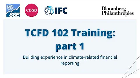 Climate reporting training 102: part 1