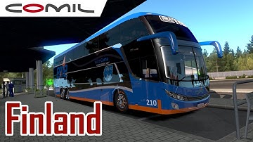 Euro Truck Simulator 2 | Bus and Passenger Mod | Another Quick Passenger Transport in Finland