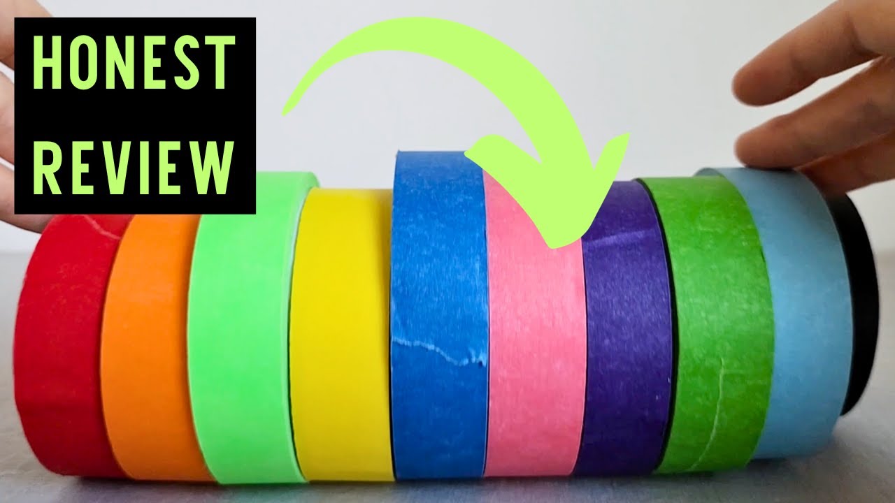 Craftzilla Colored Masking Tape For Rainbow Crafting Fun (Review
