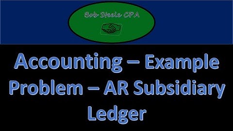 700.10 Accounts Receivable Subsidiary Ledger 700 Part 1-Accounting instructions-