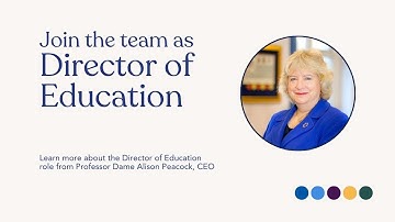 Join our team as Director of Education