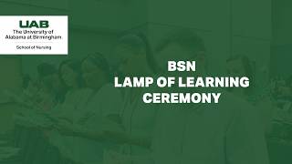 Joint Bachelor of Science in Nursing Lamp of Learning Ceremony Spring 2026