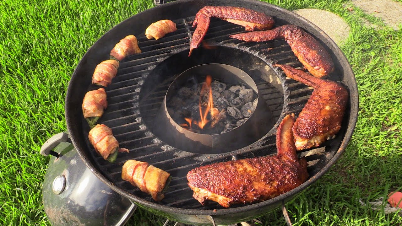 Smoked Turkey Wings (BBQ Vortex/er Kettle) YouTube